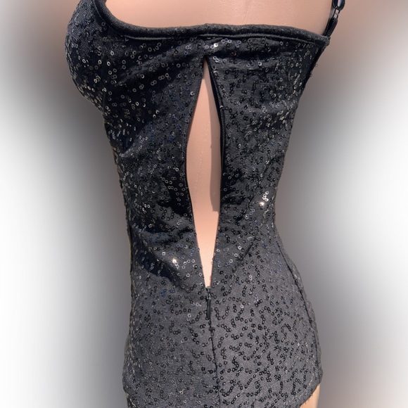 💥🔥💥 twenty one Knit Top/Spaghetti Strap Tank Top w/ Sequins - Picture 4 of 12